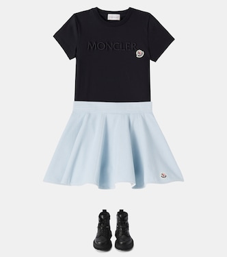 Camiseta en jersey de algodón con logo | Moncler Enfant