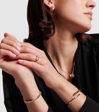 Serpenti Viper 18kt gold ring with diamonds | Bvlgari
