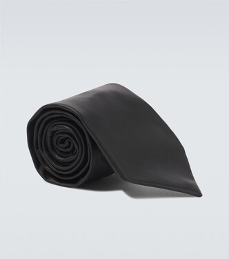 Leather tie | Bottega Veneta