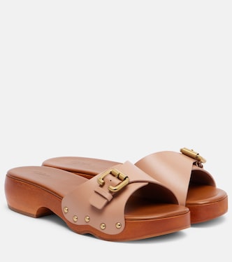 Clogs Jeannette 40 aus Leder | Chloé