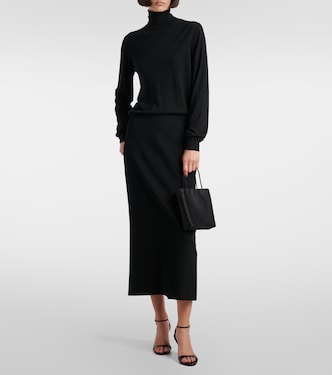 Cecily Mini satin shopper | The Row