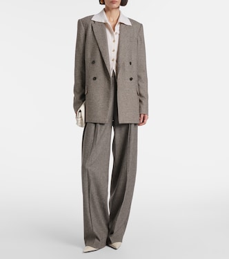 Houndstooth wide-leg pants | Vince