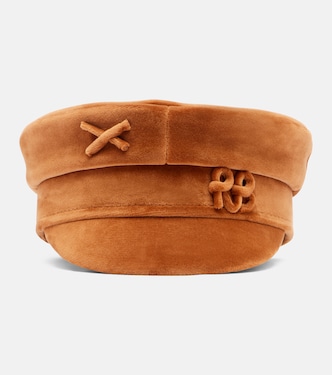 Logo velvet newsboy cap | Ruslan Baginskiy