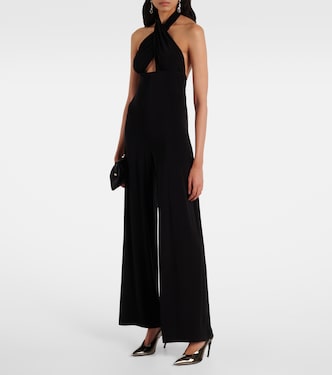 Mono con cuello halter | Norma Kamali