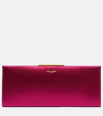 Clutch Midnight Small de satén | Saint Laurent