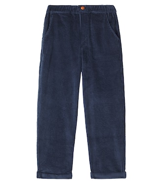 Cotton corduroy straight pants | La Coqueta