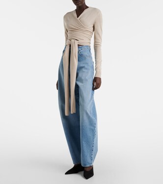 Wickeltop aus einem Kaschmirgemisch | Alaïa