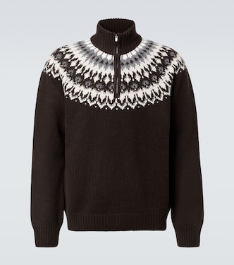 Mr Saint Gervais Fair Isle cashmere sweater | Arch4