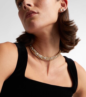 Blossom 14kt gold necklace with diamonds | Rainbow K