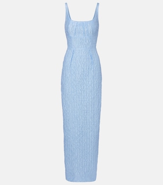 Robe Sharon aus Seersucker | Emilia Wickstead