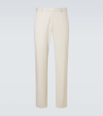 Cotton-blend straight pants | Brioni
