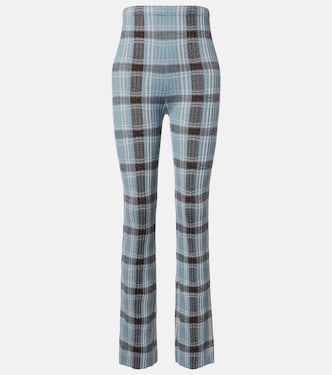Checked wool-blend slim pants | Acne Studios