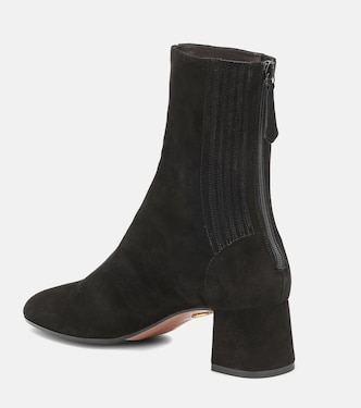 Saint Honoré 50 suede ankle boots | Aquazzura