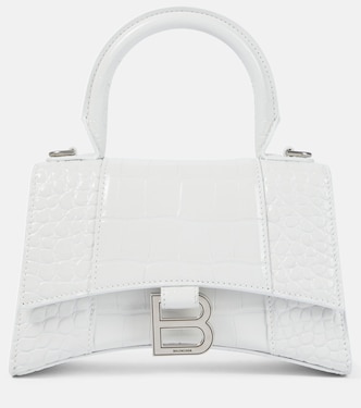 Borsa a tracolla Hourglass XS in pelle stampata | Balenciaga