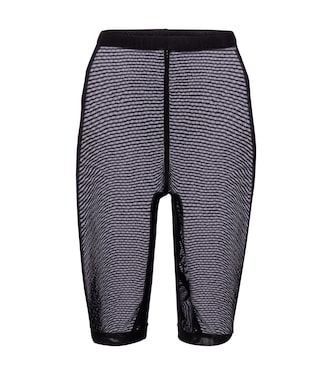 Mesh jersey shorts | David Koma