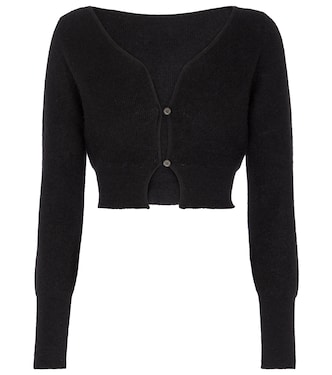 Cardigan Alzou raccourci en mohair mélangé | Jacquemus