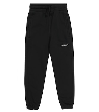 Pantalones deportivos de algodón con logo | Off-White Kids