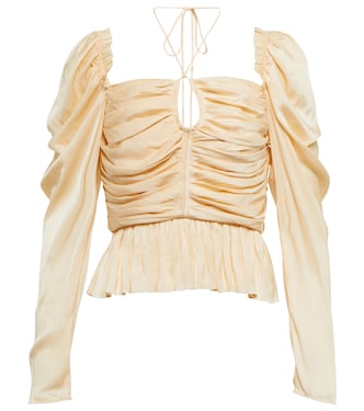 Bluse Mirelle aus Satin | Ulla Johnson