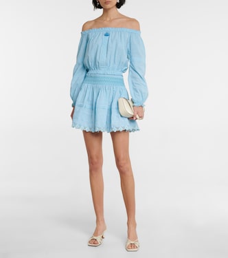 Galia cotton off-shoulder top | Poupette St Barth