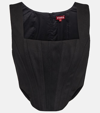 Top raccourci Kai en coton | Staud