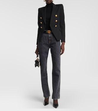 Jean droit à taille haute | Balmain