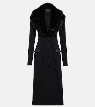Abrigo de georgette de seda | Dolce&Gabbana