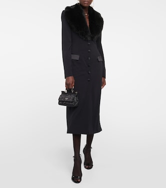 Abrigo de georgette de seda | Dolce&Gabbana