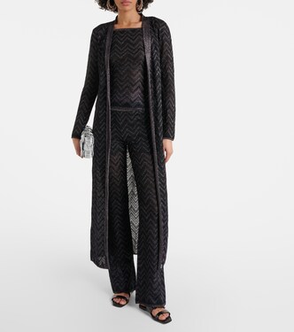 Zig Zag metallic top | Missoni