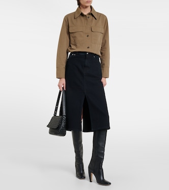 Hemdjacke aus Baumwolle | Vince