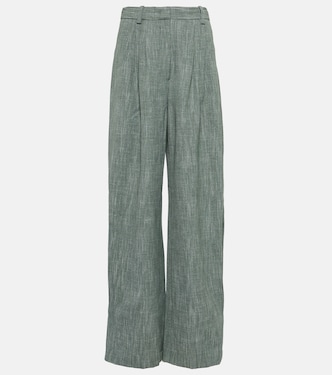 Pantalones anchos de mezcla de lana | CO