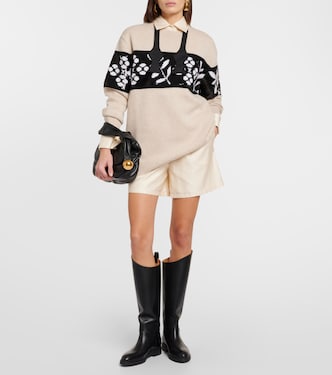 Jacquard wool and cashmere sweater | Max Mara