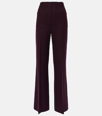 Pantaloni flared Alina a vita alta | Victoria Beckham
