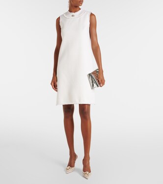 DG wool-blend tweed shift dress | Dolce&Gabbana