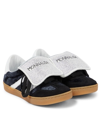 Zapatillas de ante con logo | Monnalisa