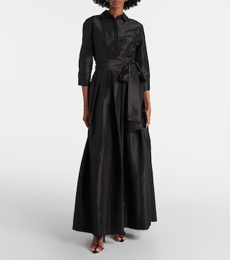 Julip belted taffeta gown | Simkhai