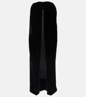 Cape en velours | Rick Owens