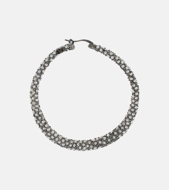 Orecchini a cerchio Shadowshine con cristalli | Valentino