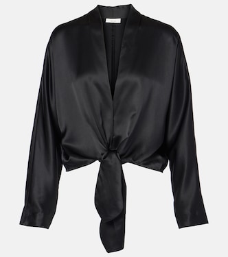 Blusa in seta con fiocco | The Sei