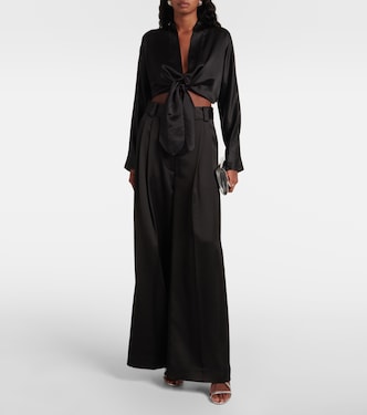 Blusa in seta con fiocco | The Sei