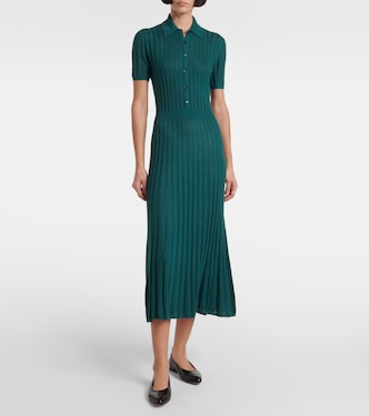 Abito chemisier in cashmere e seta | Gabriela Hearst