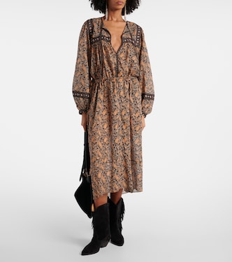 Abito midi Greila in voile di cotone | Marant Etoile