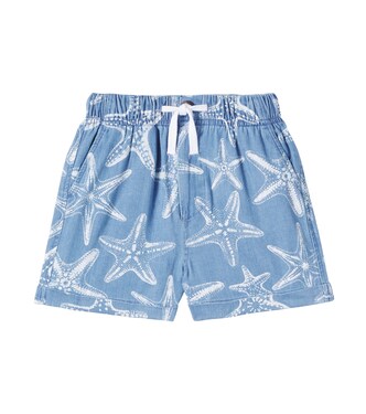 Printed denim shorts | Vilebrequin Kids