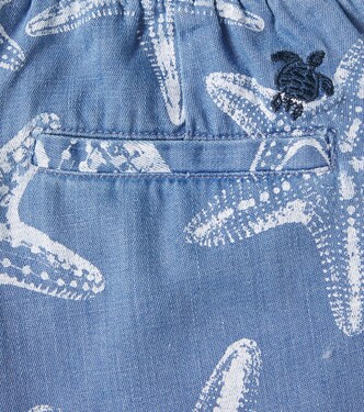Printed denim shorts | Vilebrequin Kids