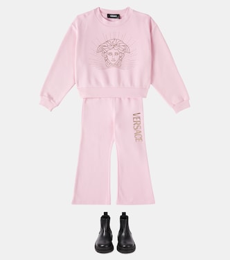 Pantalones deportivos de algodón | Versace Kids