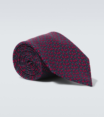 Cravatta in seta a pois | Charvet