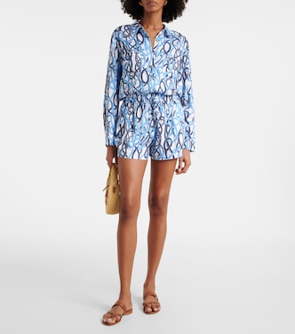 Annie high-rise shorts | Melissa Odabash