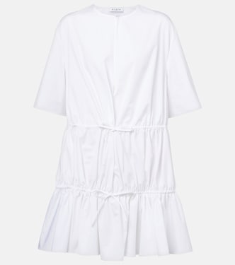 Tiered cotton minidress | Alaïa