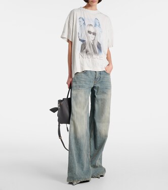 Camiseta Nicole de jersey estampada | Balenciaga