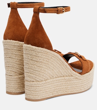 Espadrillas Medusa '95 in suede con zeppa | Versace