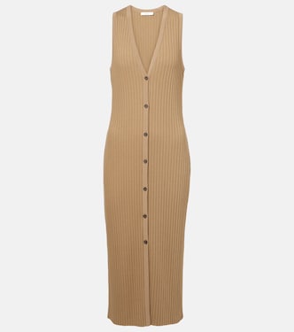 Ribbed-knit midi dress | Vince